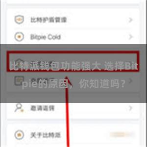 比特派钱包功能强大 选择Bitpie的原因，你知道吗？