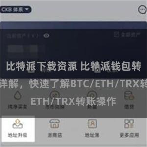 比特派下载资源 比特派钱包转账教程详解，快速了解BTC/ETH/TRX转账操作