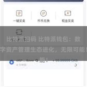 比特派扫码 比特派钱包：数字资产管理生态进化，无限可能！