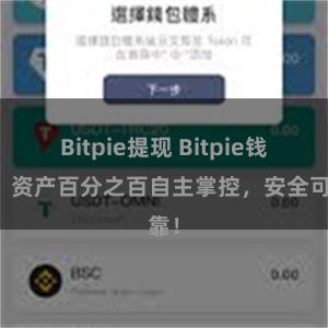 Bitpie提现 Bitpie钱包：资产百分之百自主掌控，安全可靠！