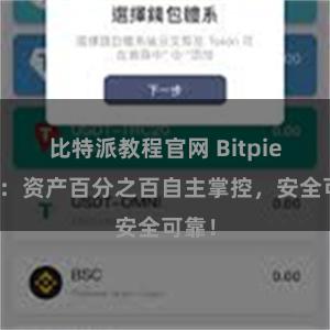 比特派教程官网 Bitpie钱包：资产百分之百自主掌控，安全可靠！