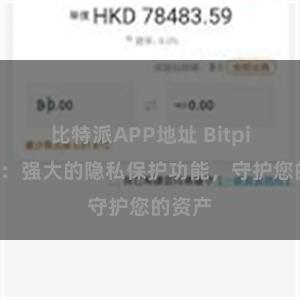 比特派APP地址 Bitpie钱包：强大的隐私保护功能，守护您的资产