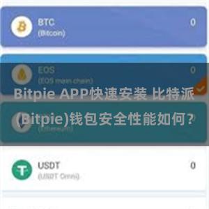 Bitpie APP快速安装 比特派(Bitpie)钱包安全性能如何？