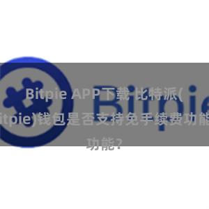 Bitpie APP下载 比特派(Bitpie)钱包是否支持免手续费功能？