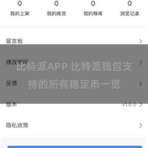 比特派APP 比特派钱包支持的所有稳定币一览