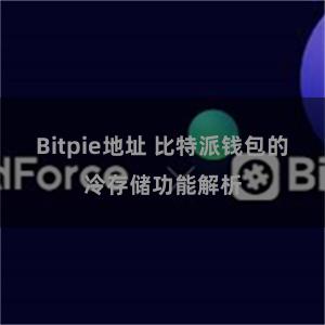 Bitpie地址 比特派钱包的冷存储功能解析