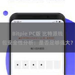 Bitpie PC版 比特派钱包安全性分析：是否足够强大？