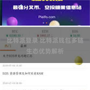 比特派登录 比特派钱包多链生态优势解析