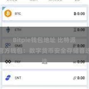 Bitpie钱包地址 比特派官方钱包：数字货币安全存储首选