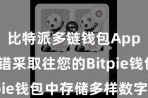 比特派多链钱包App  您不错采取往您的Bitpie钱包中存储多样数字货币